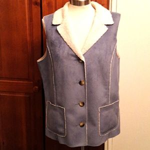 LL Bean Faux Sherpa Vest